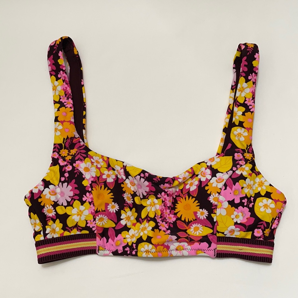 AERIE Floral Bikini Top